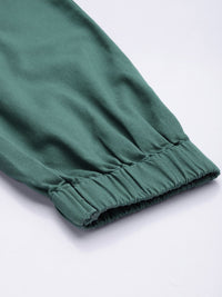 The Indian Garage Co Men Green Slim Fit Cargos Trousers