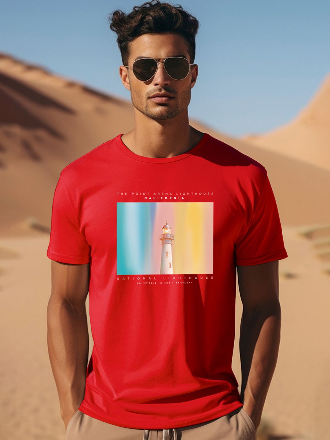 ADRO Men Printed T-shirt