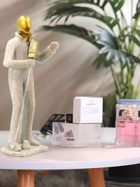 Cortina Sandstone Musical Instrument Off White Living Room Medium Showpiece - 6.3 inci