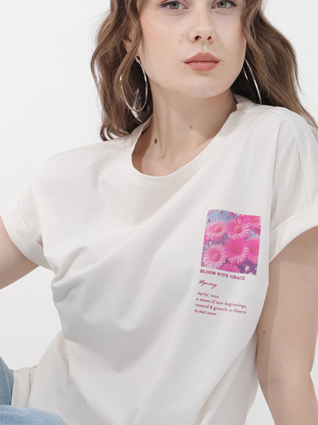 RAREISM Women Raw Edge T-shirt
