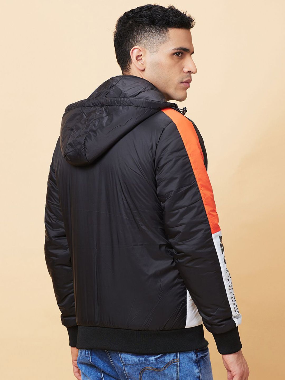 Being Human Colourblocked Padded Jacket