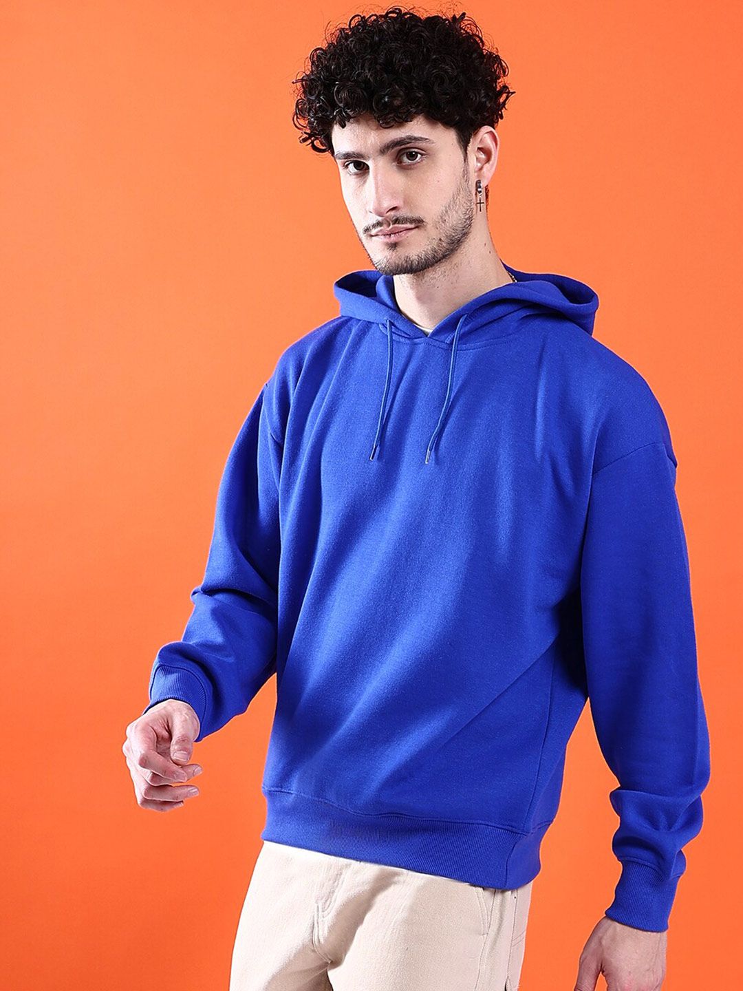 Garage India Co Hooded Lengan Panjang Pullover Sweatshirt