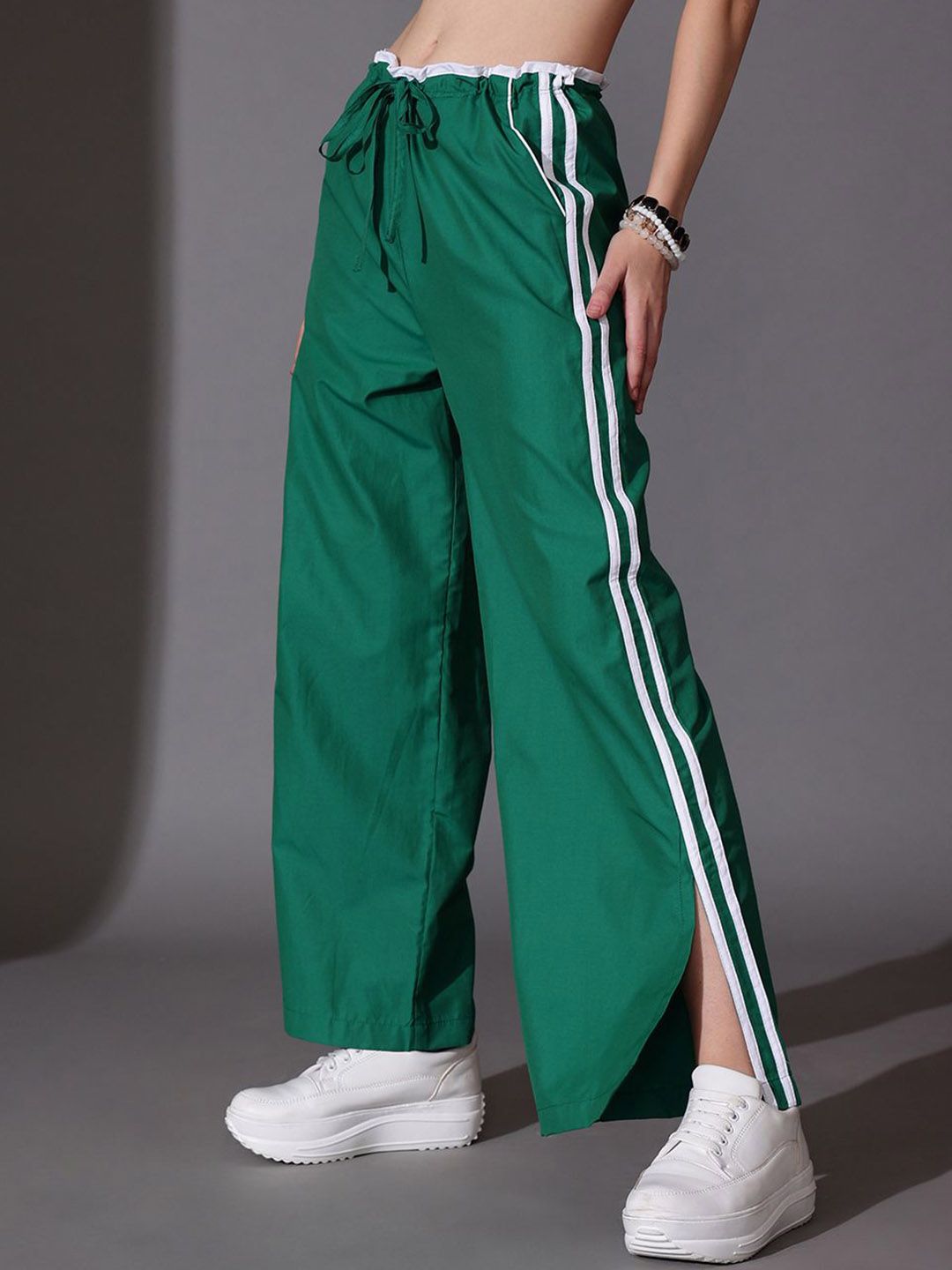 STREET 9 Women Cotton Straight Fit Trousers
