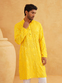 SOJANYA Motif Etnik Sulam Kurta Kapas Tulen Berlabuci