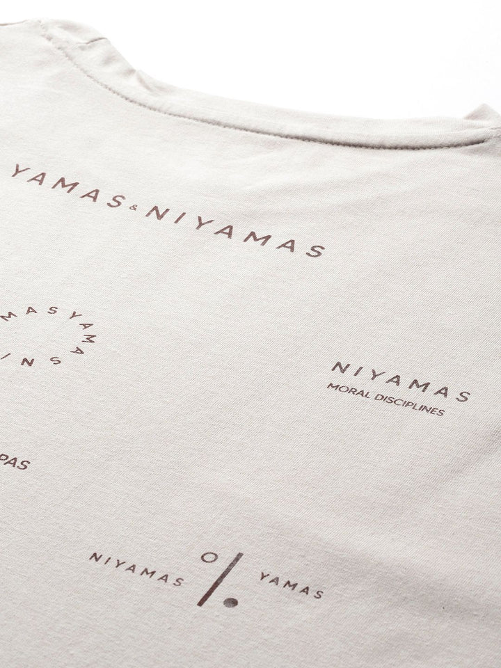 HRX by Hrithik Roshan Typography Print Pure Cotton Relaxed Yoga T-shirt