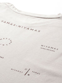 HRX by Hrithik Roshan Typography Print Pure Cotton Relaxed Yoga T-shirt