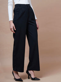 SASSAFRAS BASICS Women Straight Fit Parallel Trousers