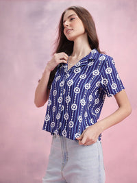 DressBerry Women Opaque Printed Casual Shirt