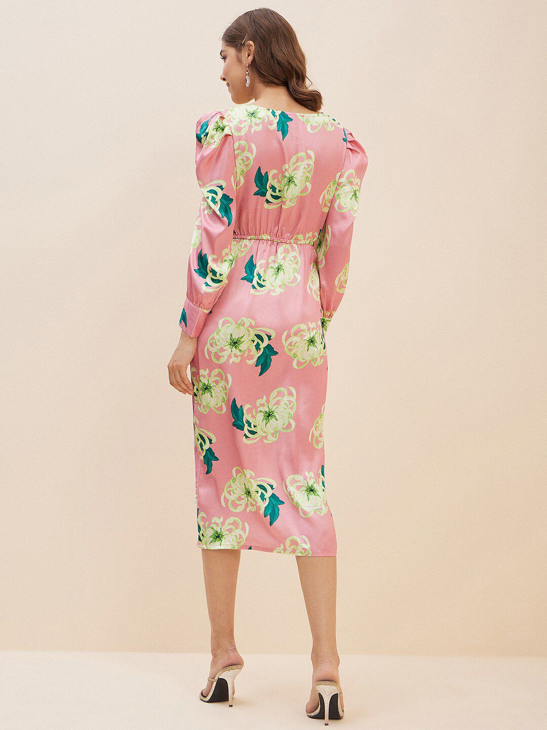 Antheaa Floral Printed Sheath Dress