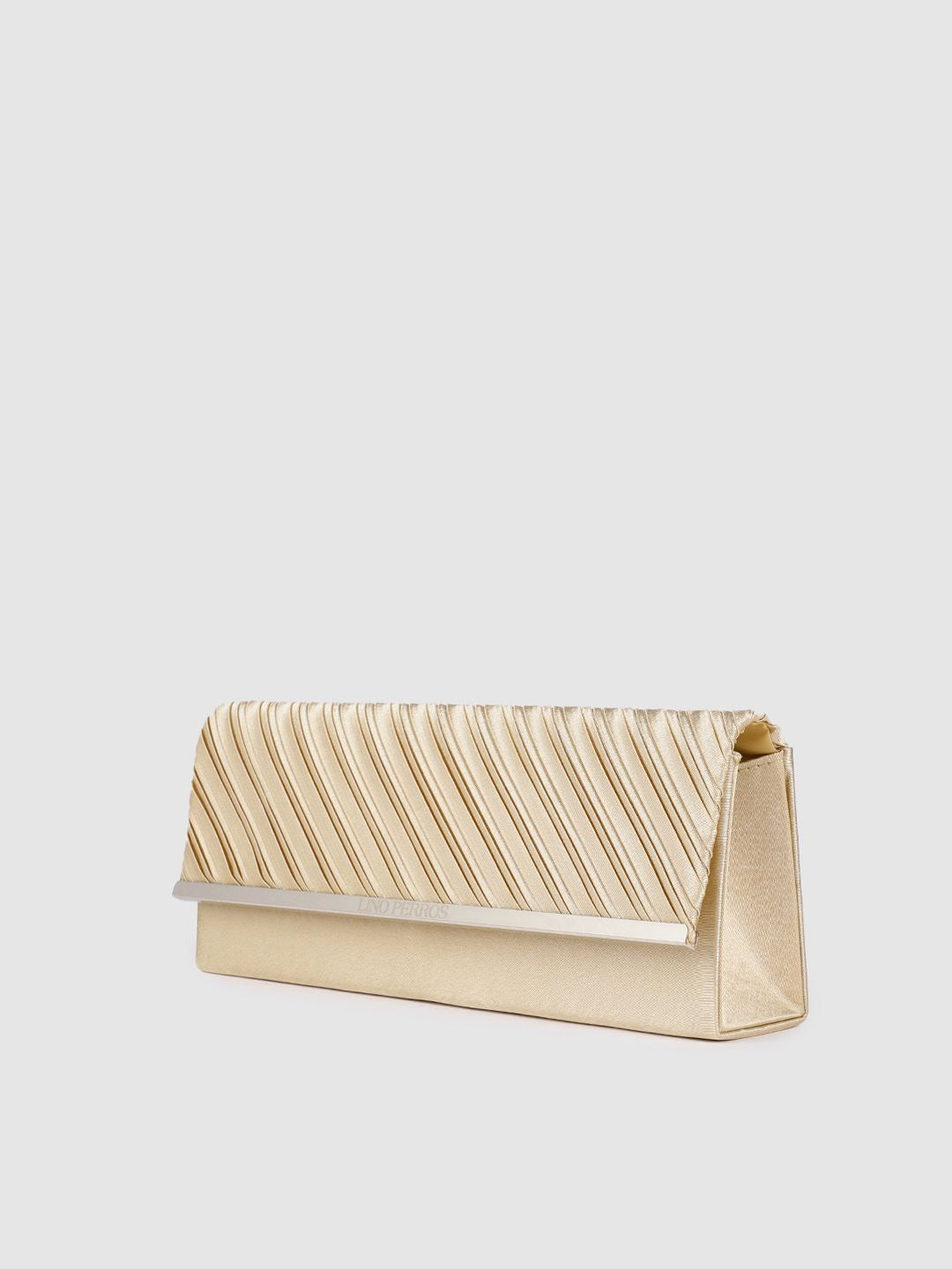 Lino Perros Gold-Toned Textured Clutch