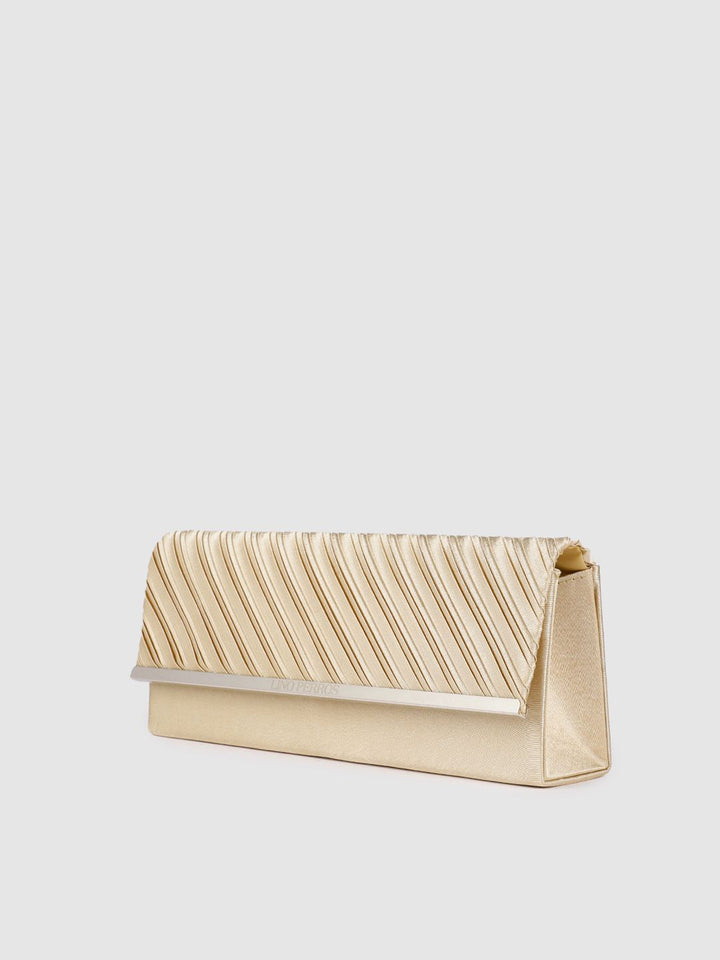Lino Perros Gold-Toned Textured Clutch