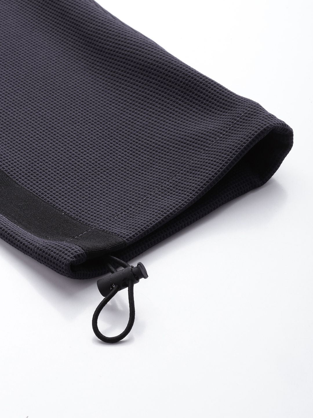 The Indian Garage Co Men Textured Relaxed Tapered Fit Joggers