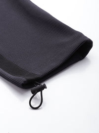 The Indian Garage Co Men Textured Relaxed Tapered Fit Joggers