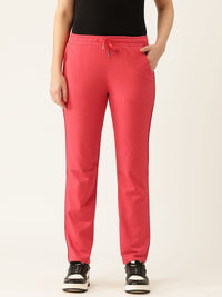 Monte Carlo Women Mid-Rise Regular Fit Track Pants with Reflective Elements