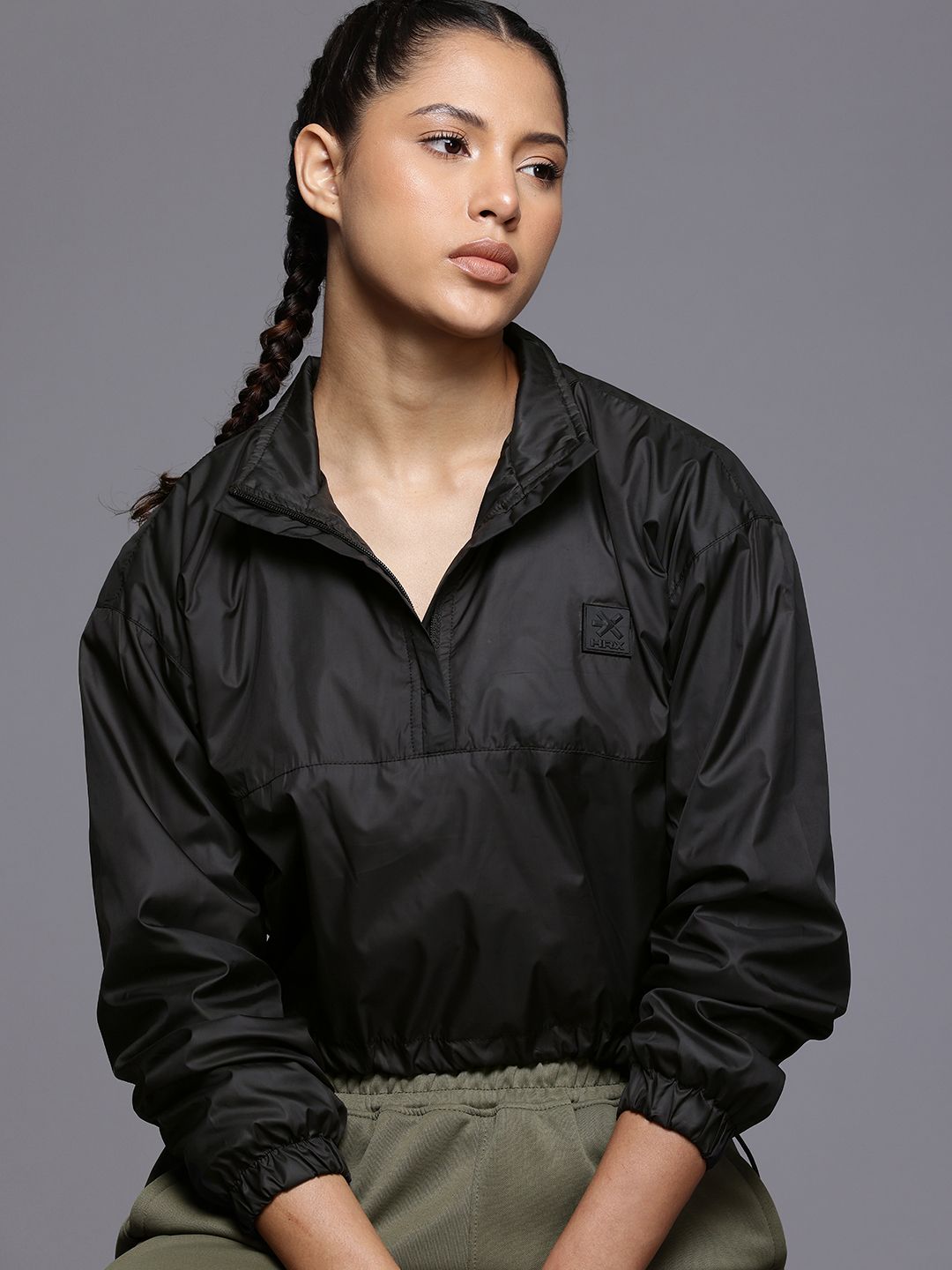 HRX by Hrithik Roshan Women Crop Tailored Jacket