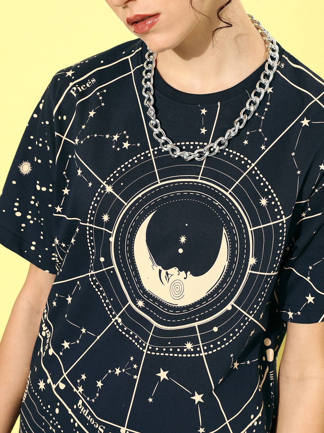 DILLINGER Pure Cotton Printed Oversize T-shirt