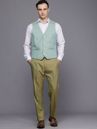 Raymond Contemporary Fit Single Breasted 3-Piece Party Wear Suit