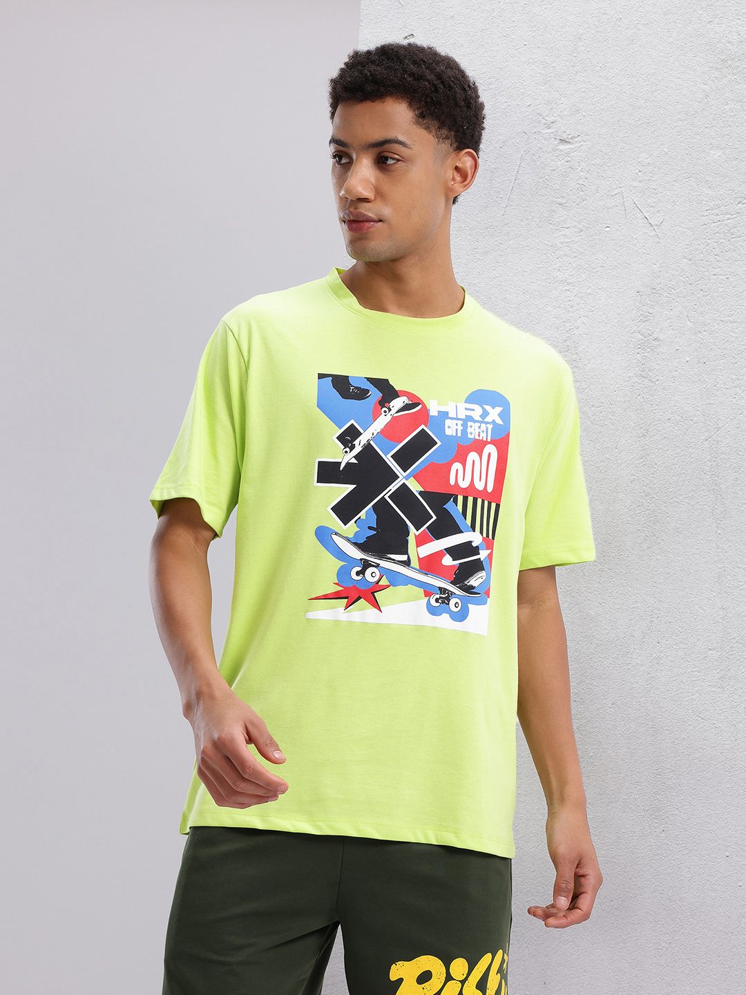 HRX by Hrithik Roshan Men Printed Lifestyle T-shirt