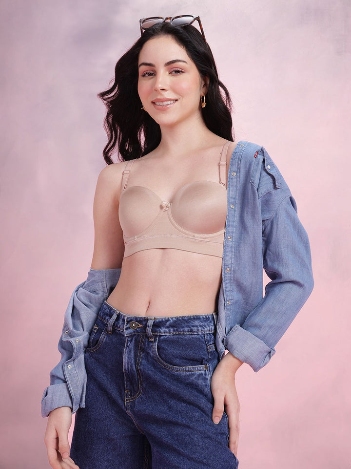 DressBerry Underwired Padded Balconette Bra