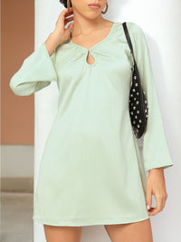 DressBerry Keyhole Classic Mini A-Line Flair Dress