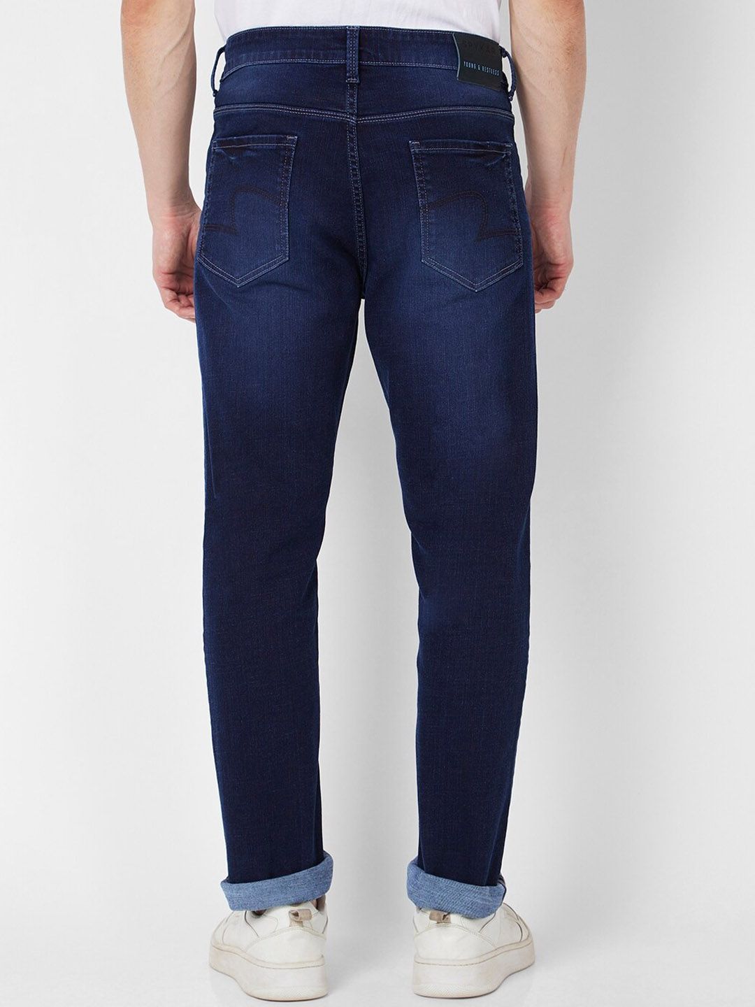 SPYKAR Men Regular Fit Light Fade Stretchable Jeans