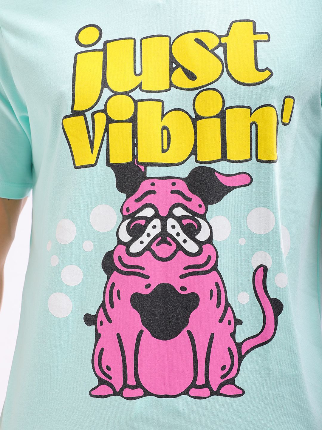 The Indian Garage Co Men Graphic Printed Round Neck Slim Fit T-shirt