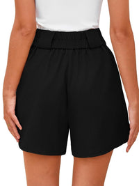 DressBerry Women Regular Fit Mid-Rise Polyester Shorts