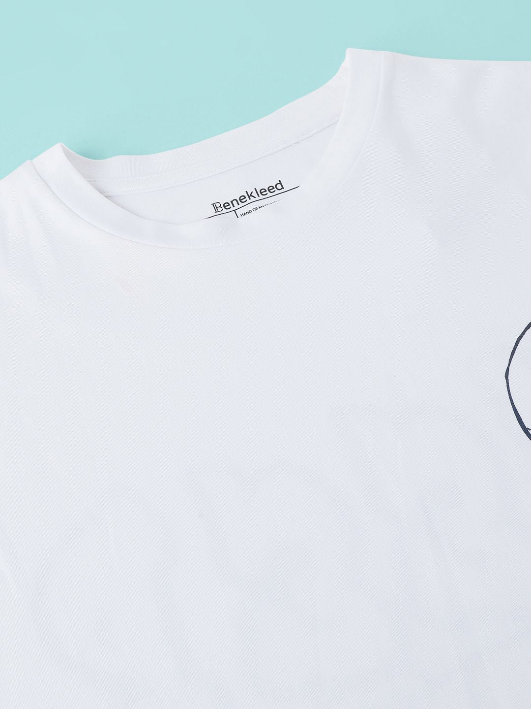 Bene Kleed Men Pure Cotton Graphic Oversized T-Shirt