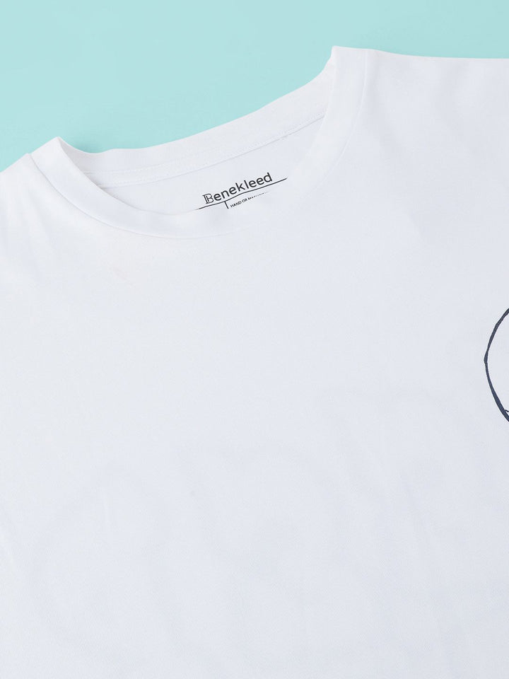 Bene Kleed Men Pure Cotton Graphic Oversized T-Shirt