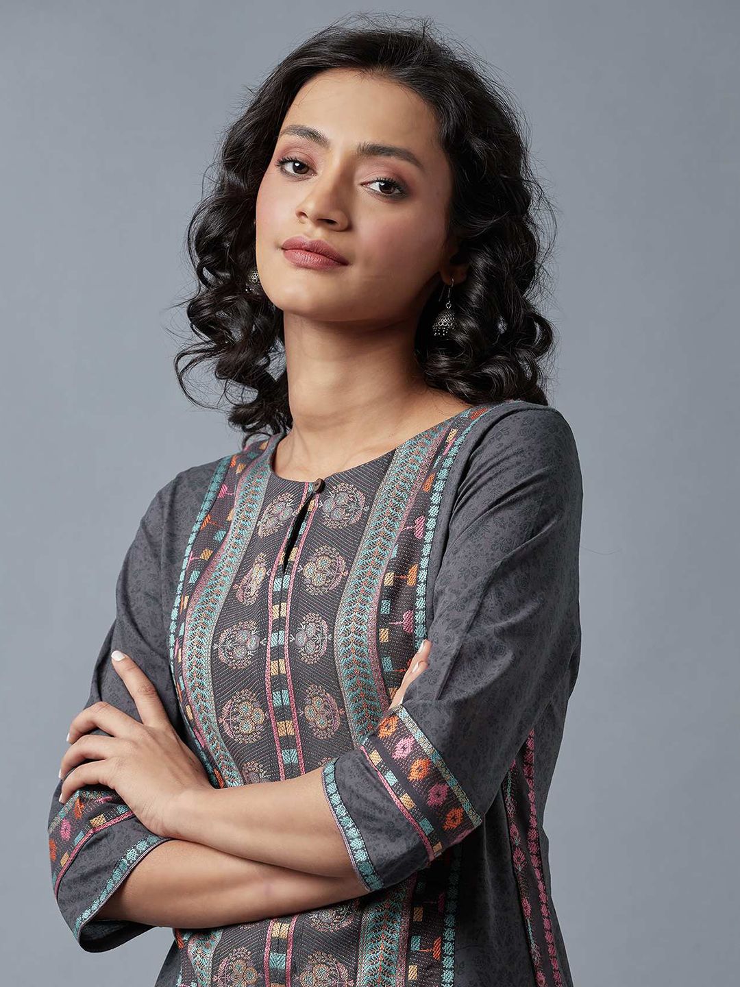 W Straight Cotton Kurta