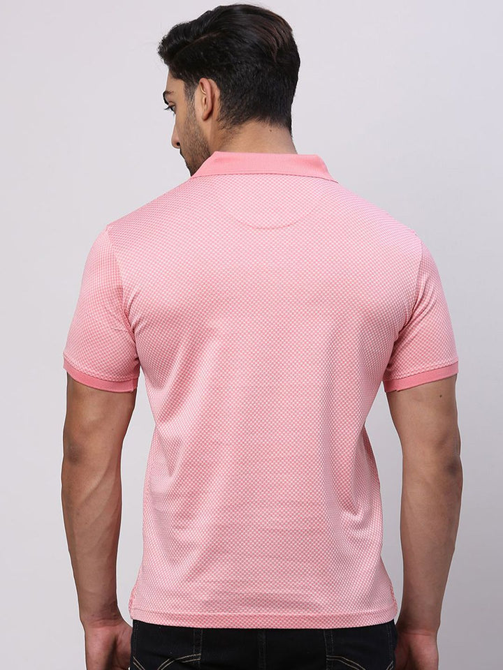 Park Avenue Men Polo Collar Pockets Slim Fit T-shirt
