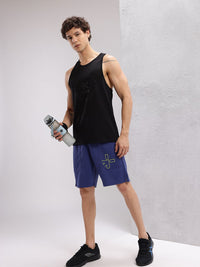 HRX by Hrithik Roshan Printed Perforated Rapid-Dry Training T-shirt