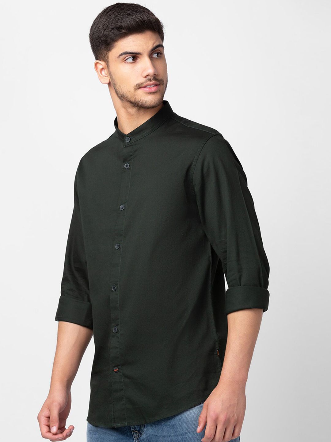SPYKAR Men Dobby Casual Shirt