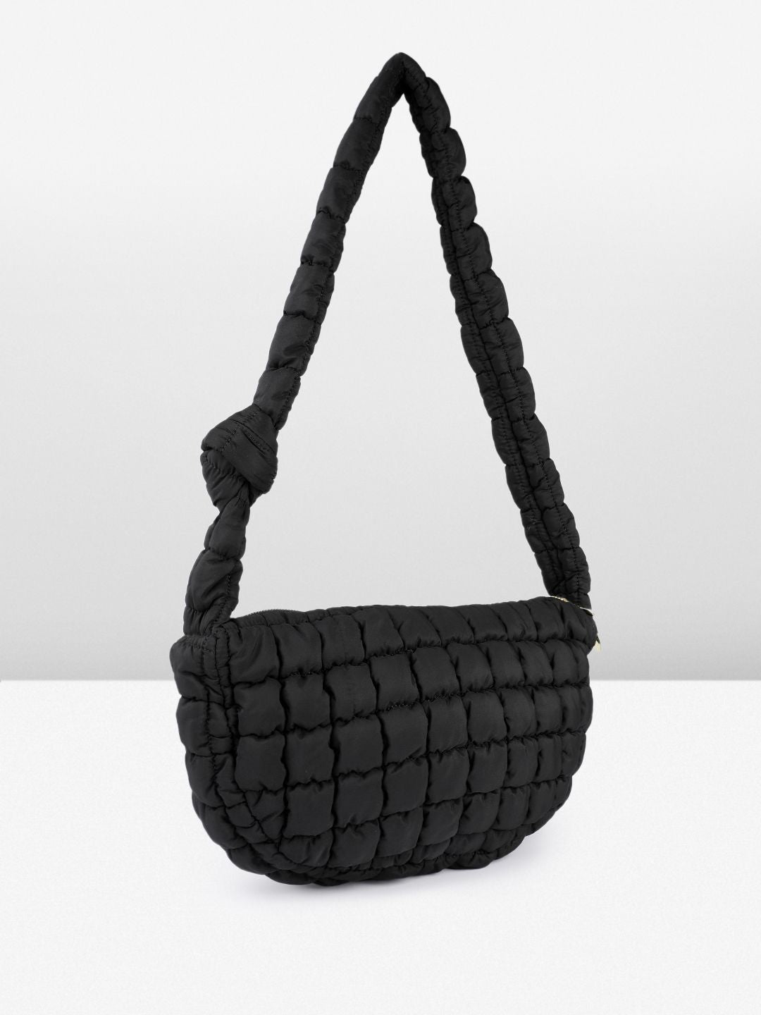 DressBerry Structured Shoulder Bag with Quilted