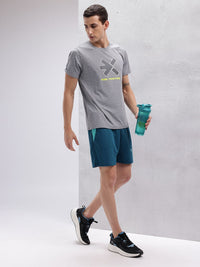 HRX by Hrithik Roshan Men Typography Print Rapid-Dry Running Shorts