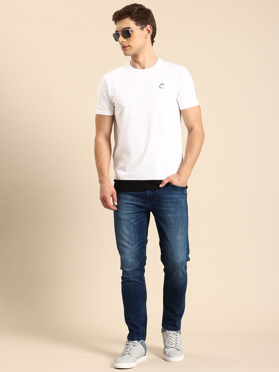 Being Human Men Heavy Fade Stretchable Jeans