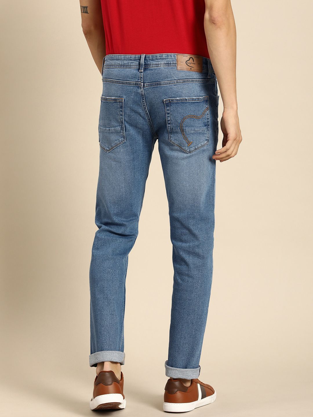 Being Human Men Slim Fit Light Fade Stretchable Jeans