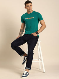 Being Human Typography Printed Pure Cotton T-shirt