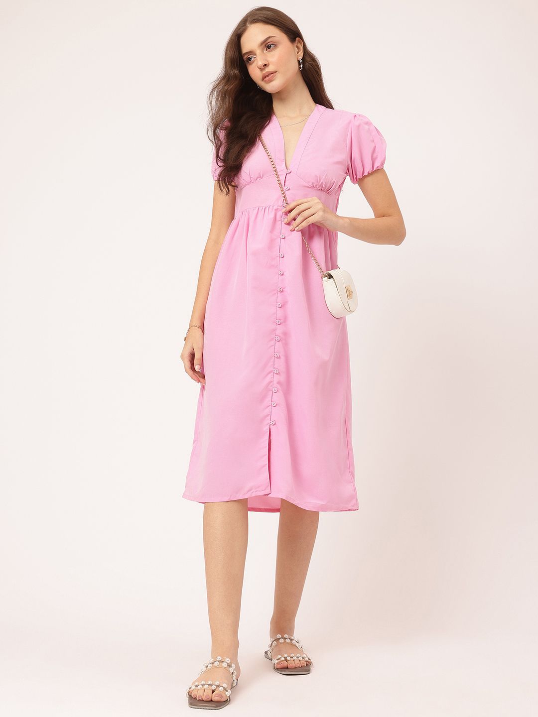 DressBerry Eclectic Essence Midi Empire Dress
