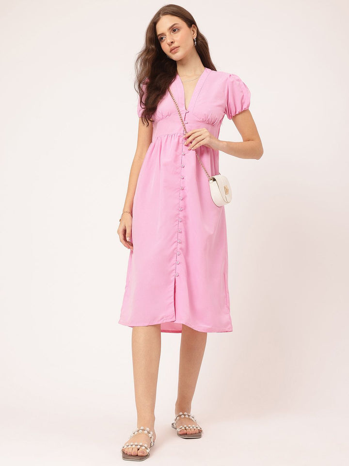 DressBerry Eclectic Essence Midi Empire Dress