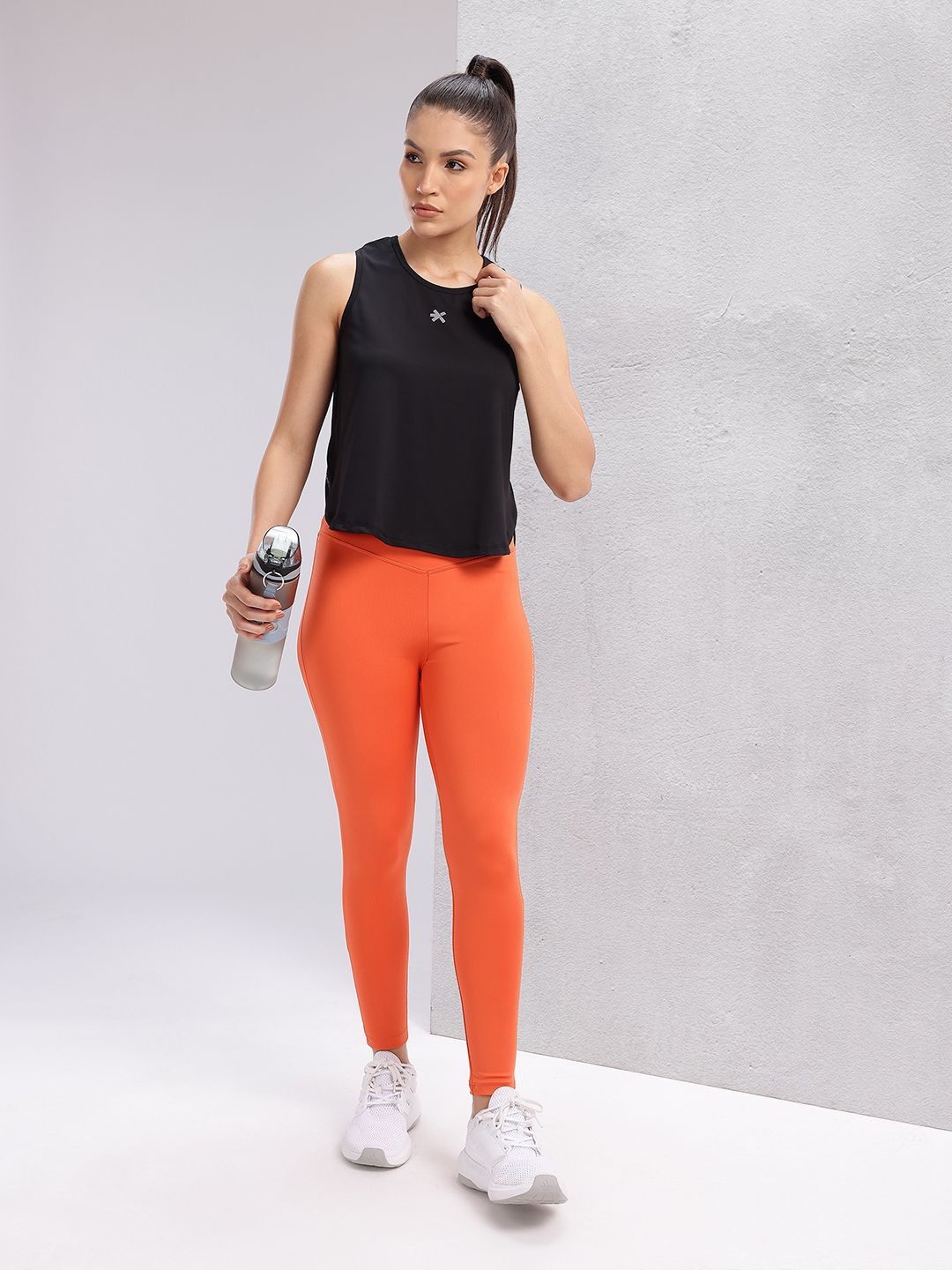 HRX by Hrithik Roshan Rapid-Dry Sleeveless High-Low Running Top
