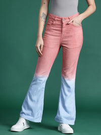 DressBerry Women Ombre Bootcut Jeans