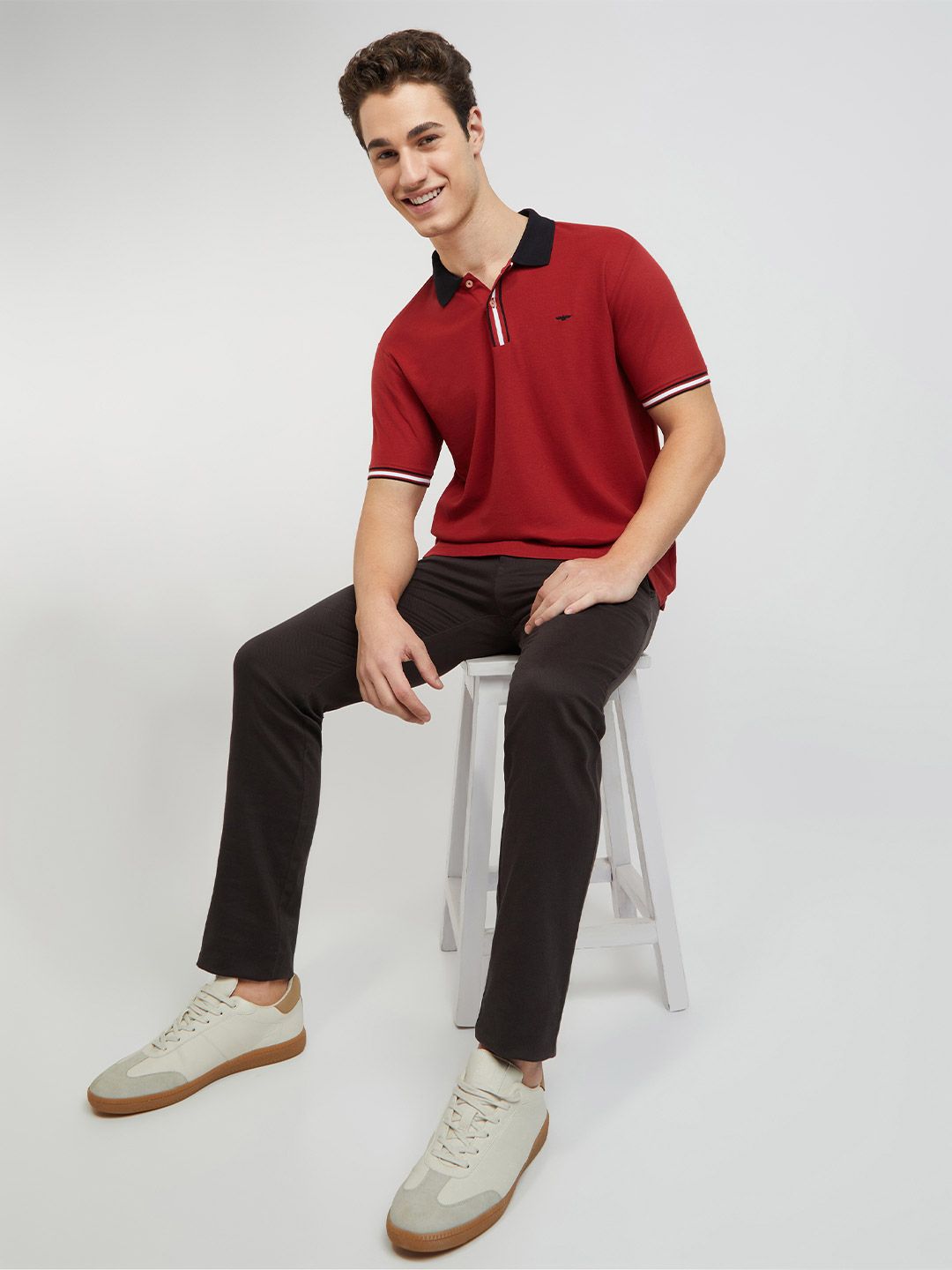 Park Avenue Polo Collar Slim Fit T-shirt