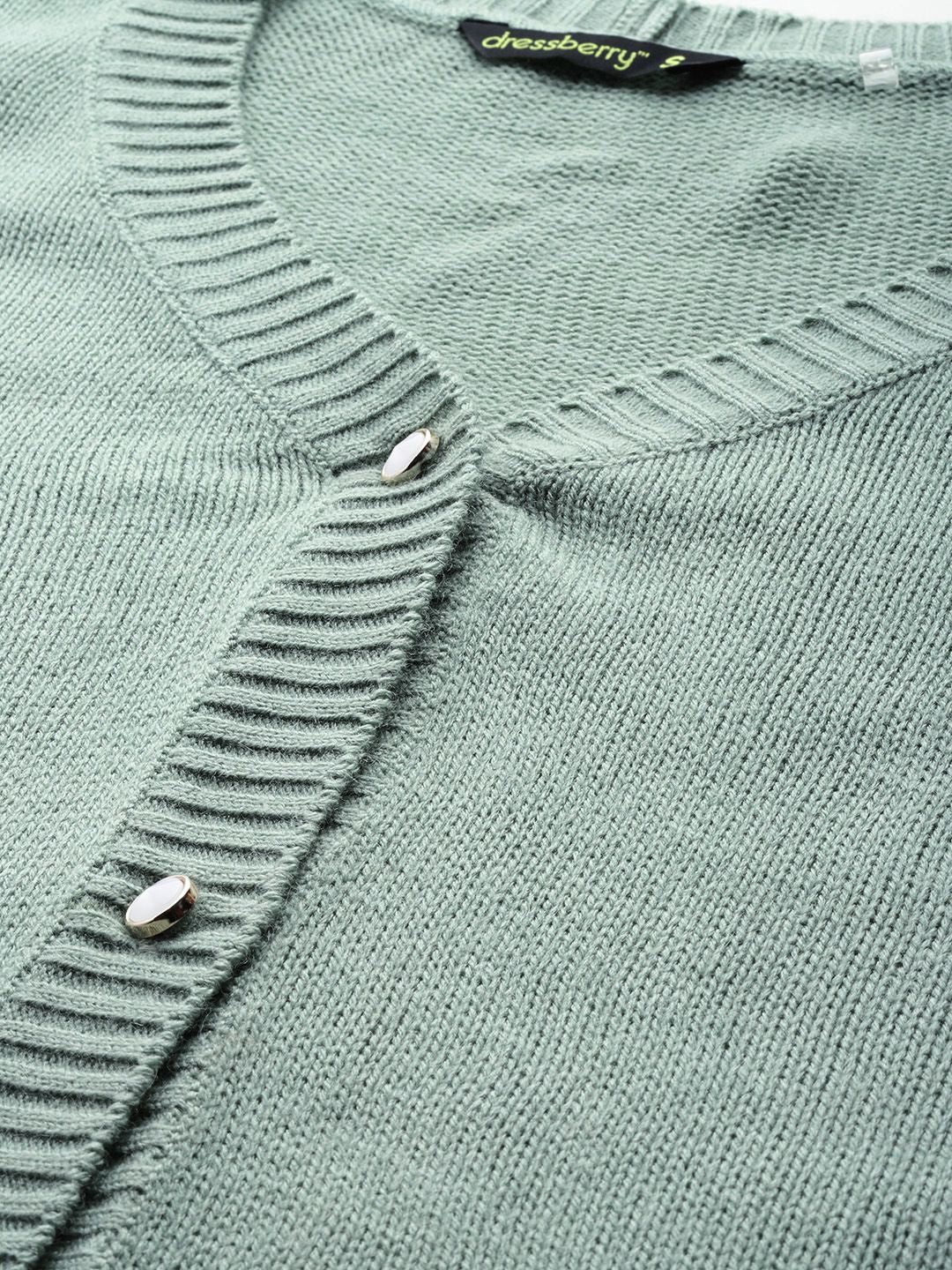DressBerry Front-Open Cardigan