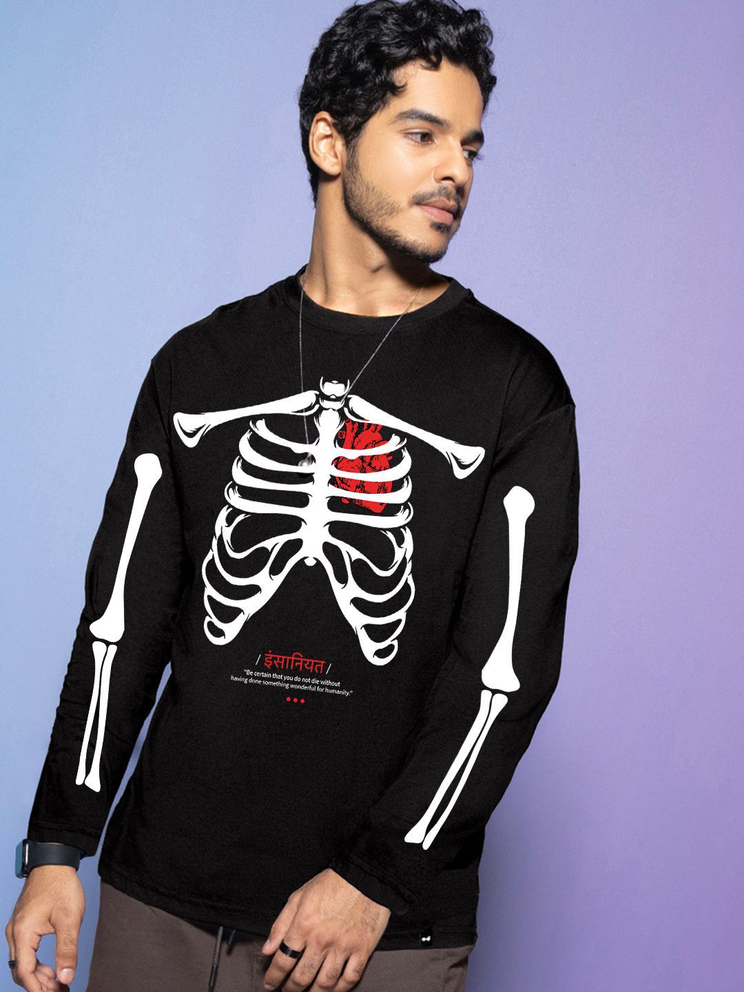 Bewakoof Men Graphic Printed Round Neck Pure Cotton T-shirt