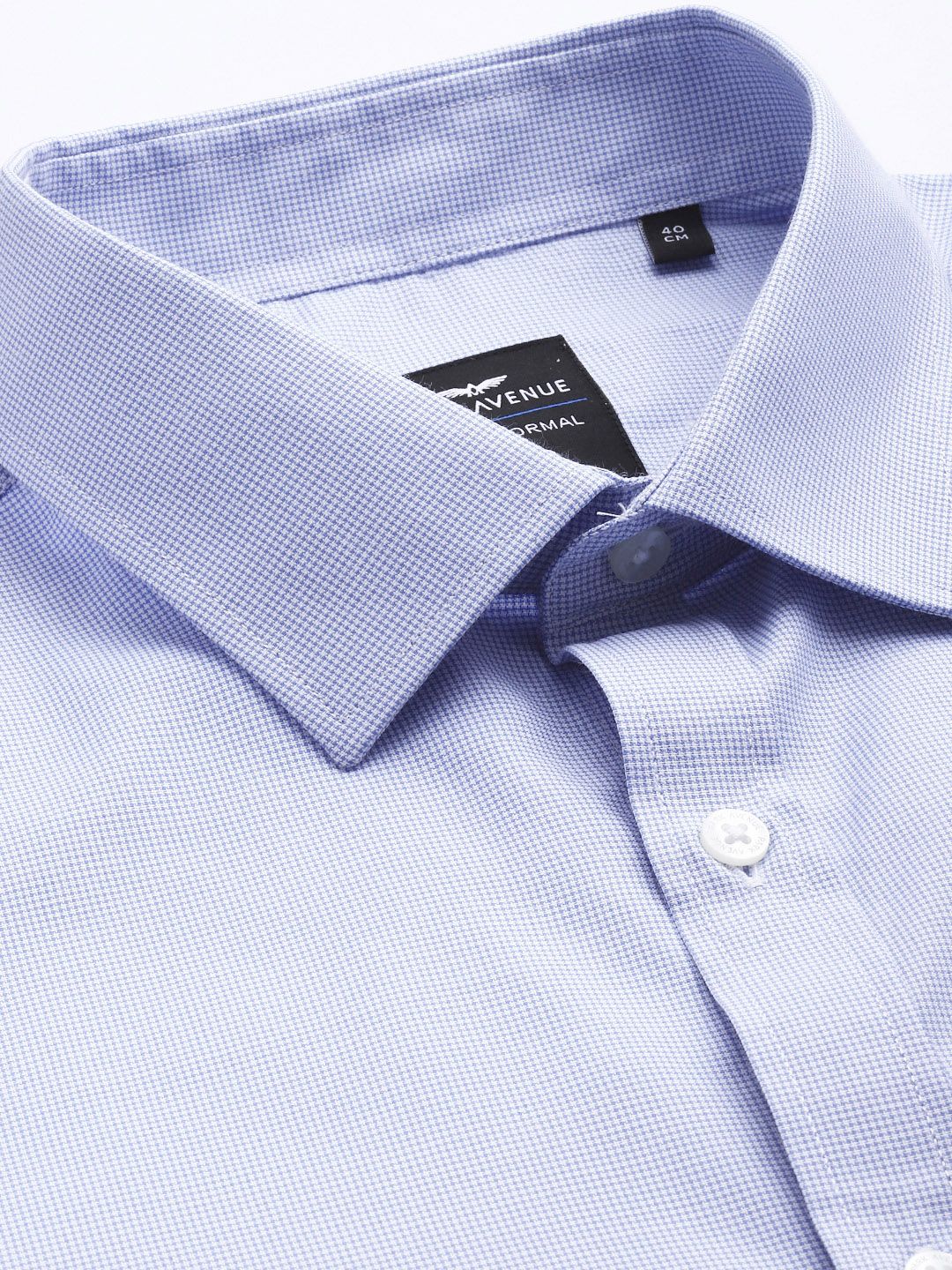 Park Avenue Self-Design Slim Fit Formal Shirt