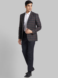 Raymond Checked Single Breasted Formal Blazer