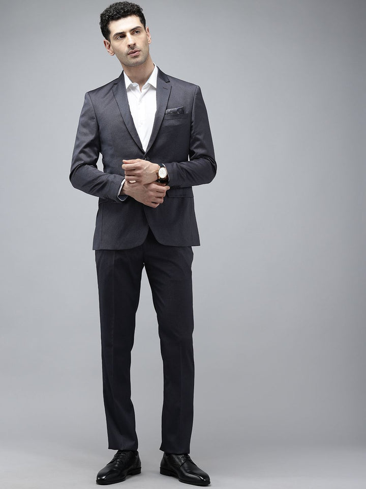 Park Avenue Super Slim Fit Notched Lapel Collar 2 Piece Party Suit