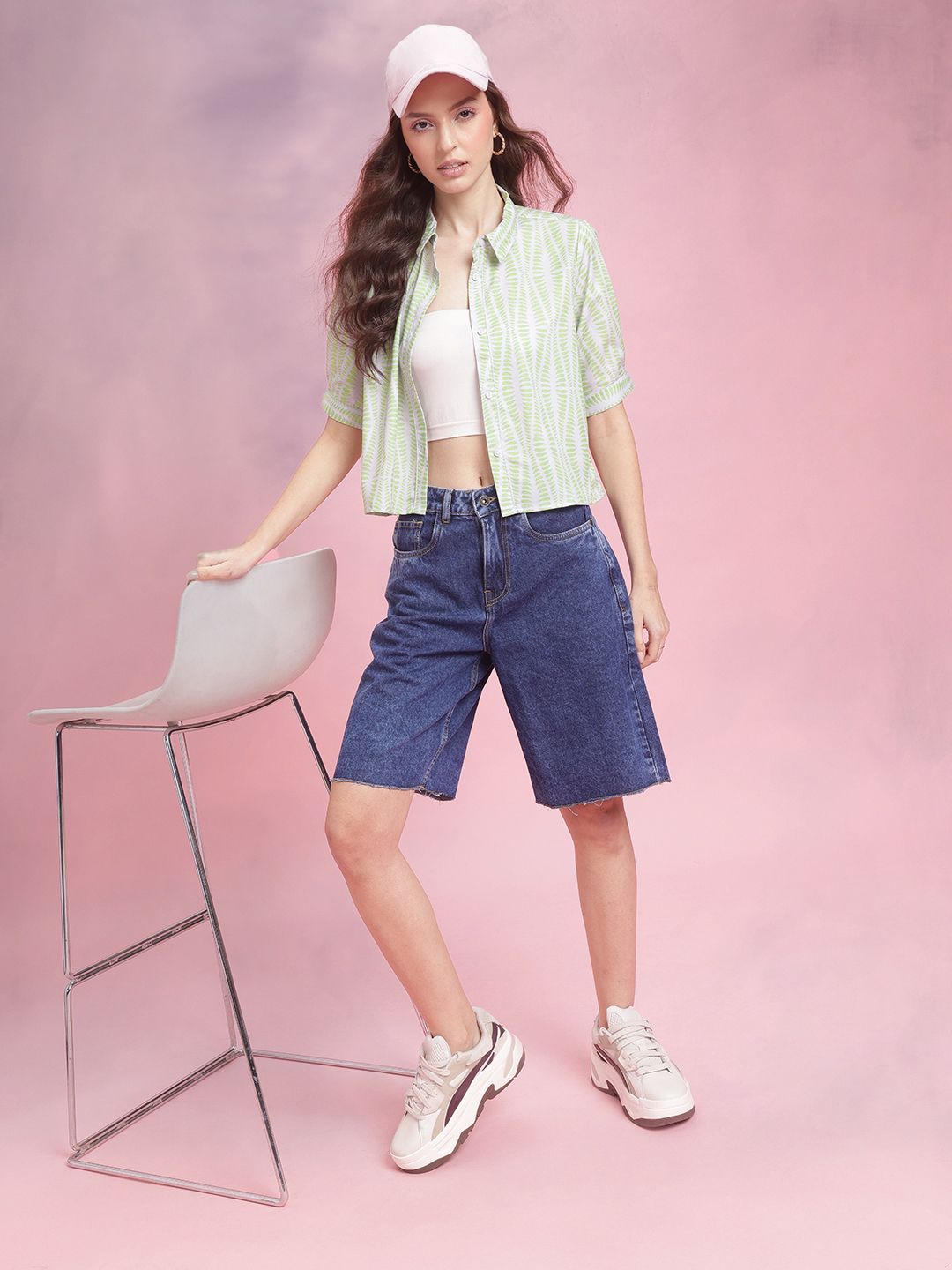DressBerry Opaque Printed Casual Shirt