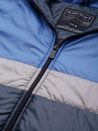 The Indian Garage Co Men Slim Fit Biker Jacket with Detachable Hood